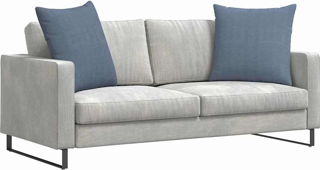 Stabli Sofakissen 2 Stück Blau 60 x 60cm Cordstoff - DE185270 - Gartenmöbelauflagen