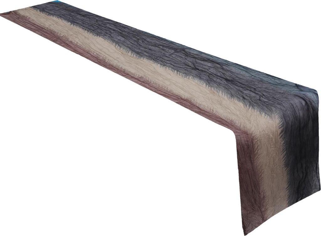 Tischläufer, Polyester Moderner Tischläufer, Waschbarer Tischläufer, Tischdecke für Hochzeit Geburtstagsfeier Tischdekoration, 180x90cm, Blau
