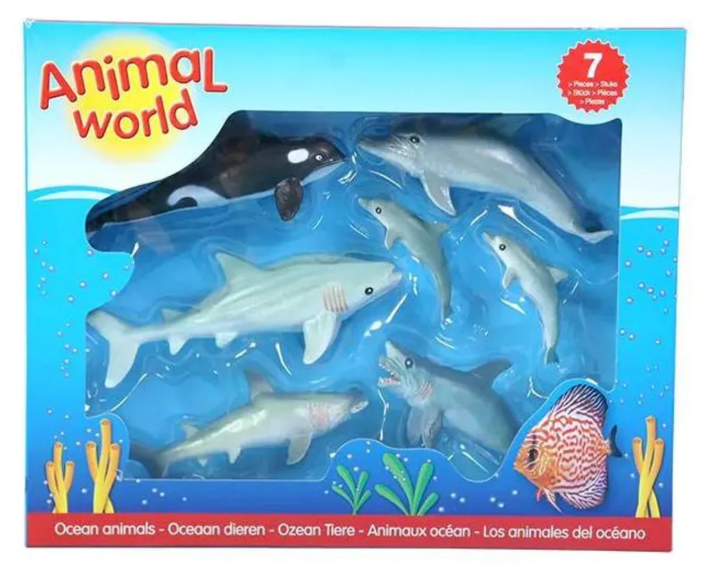Animaux Marins en Plastique Souple - Figurines Étanches pour le Bain