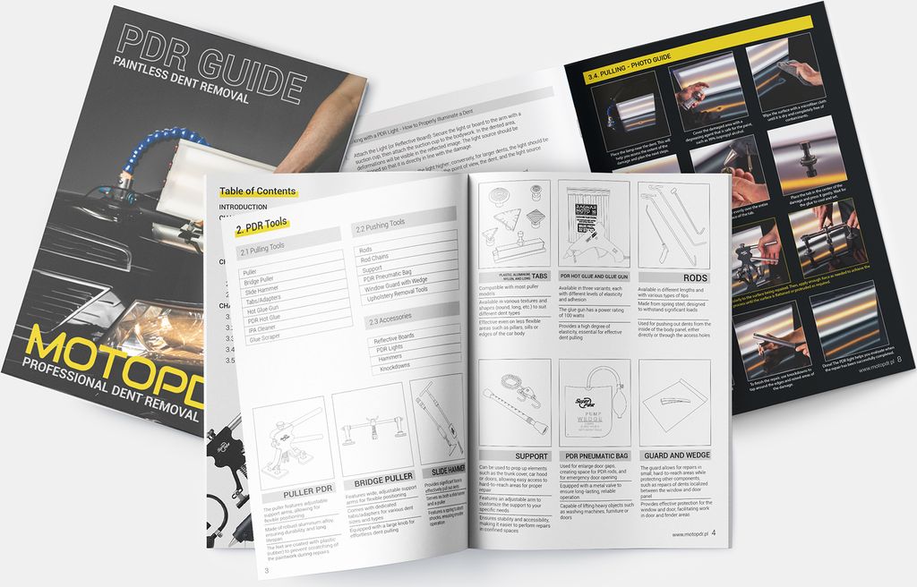 Sada na opravu důlků, sada nástrojů na odstranění důlků, Obrázek produktu 2