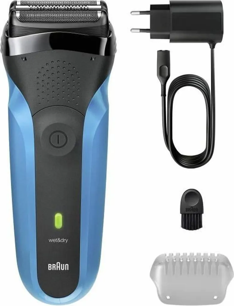 Rasoir électrique Braun Series 3 300s Noir - Rasage de Précision Barbe