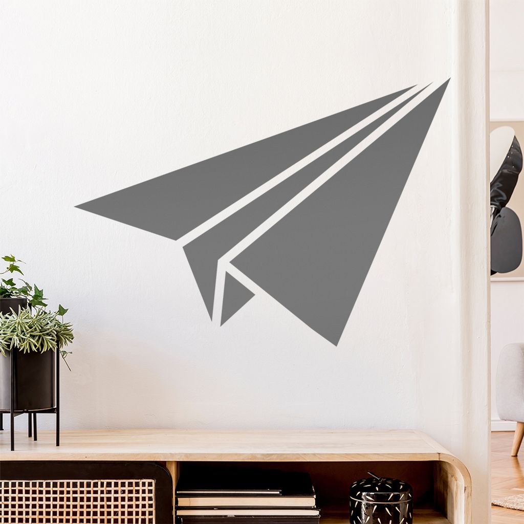 Papierfalten Papierflieger Wandtattoo Wandaufkleber Wall Sticker - Dekoration, Küche, Wohnzimmer, Schlafzimmer, Badezimmer