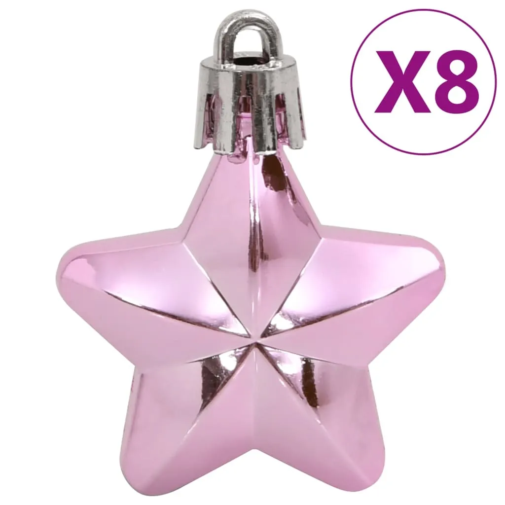 Décorations de Noël Rosa : lot de 111 boules incassables légères
