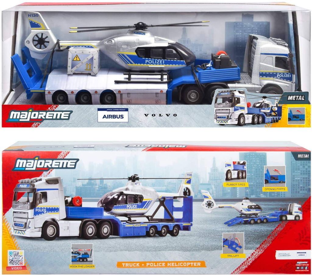 Volvo Truck + Airbus Police Helicopter Produktbild 