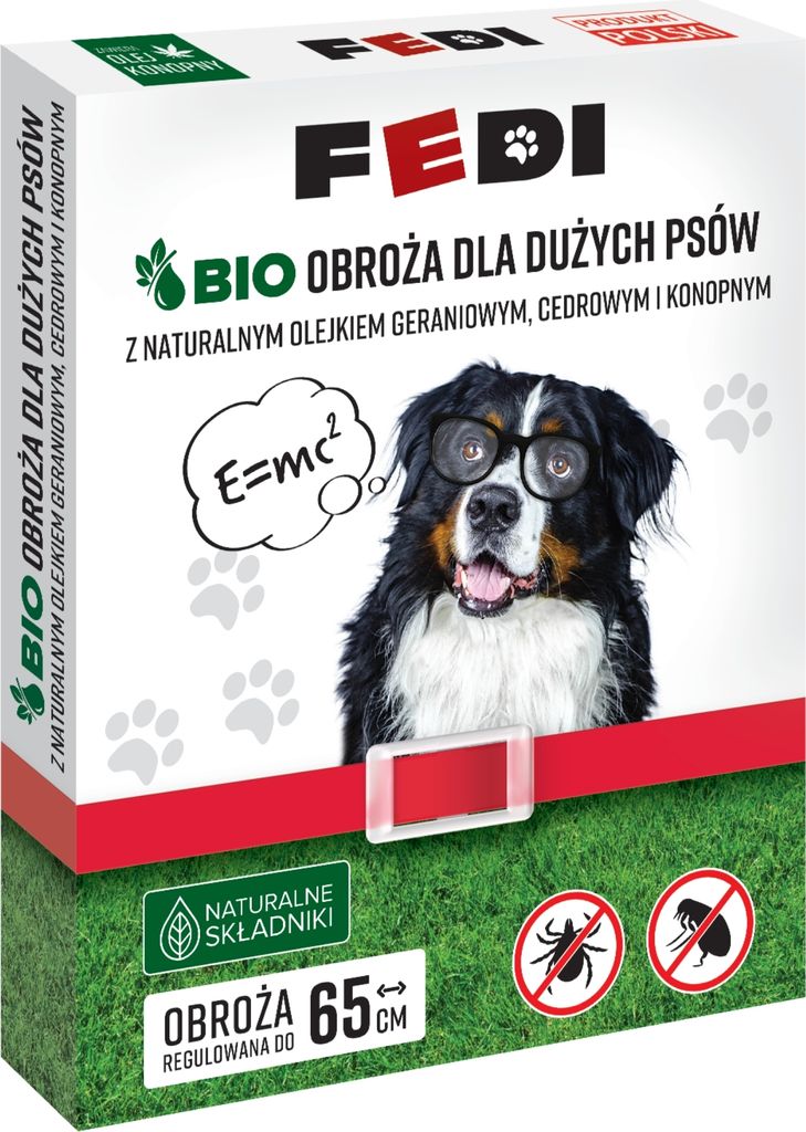 FEDI obroża przeciw pchłom i kleszczom dla średnich i Zdjęcie produktu 