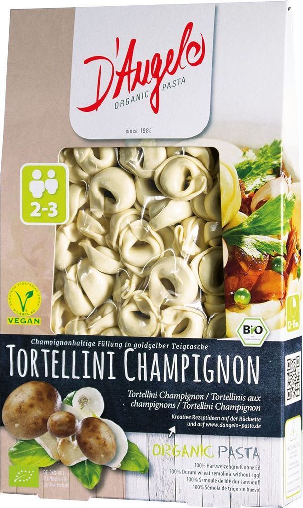 -TORTELLINI MIT CHAMPIGNONS 250 g – D`ANGELO Produktbild 