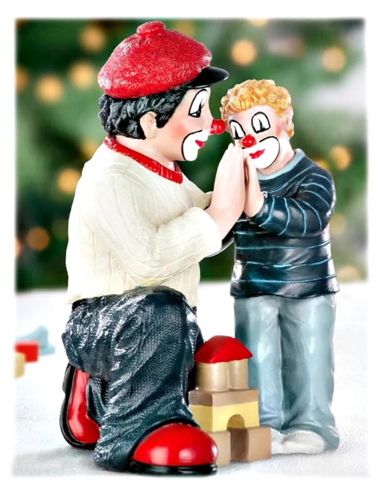 Statue de Clown Décorative Gilde en Résine Multicolore Modèle 10274 - 2