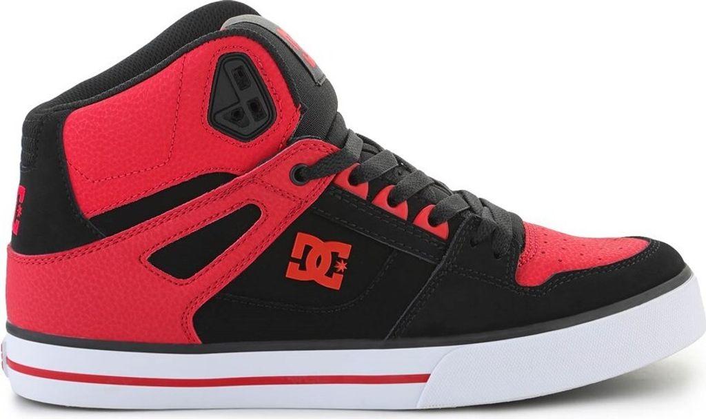 DC Shoes Pure Hi Top Herren Schnürung Turnschuhe Schwarz Produktbild 