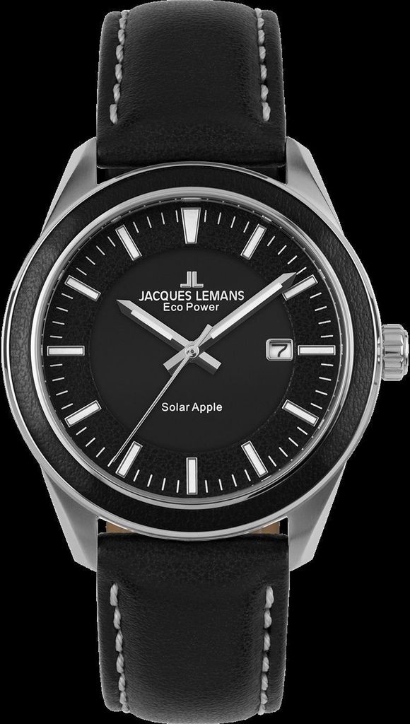 Jacques Lemans 1-2116A Eco Power Apple Herrenuhr 40mm 10ATM