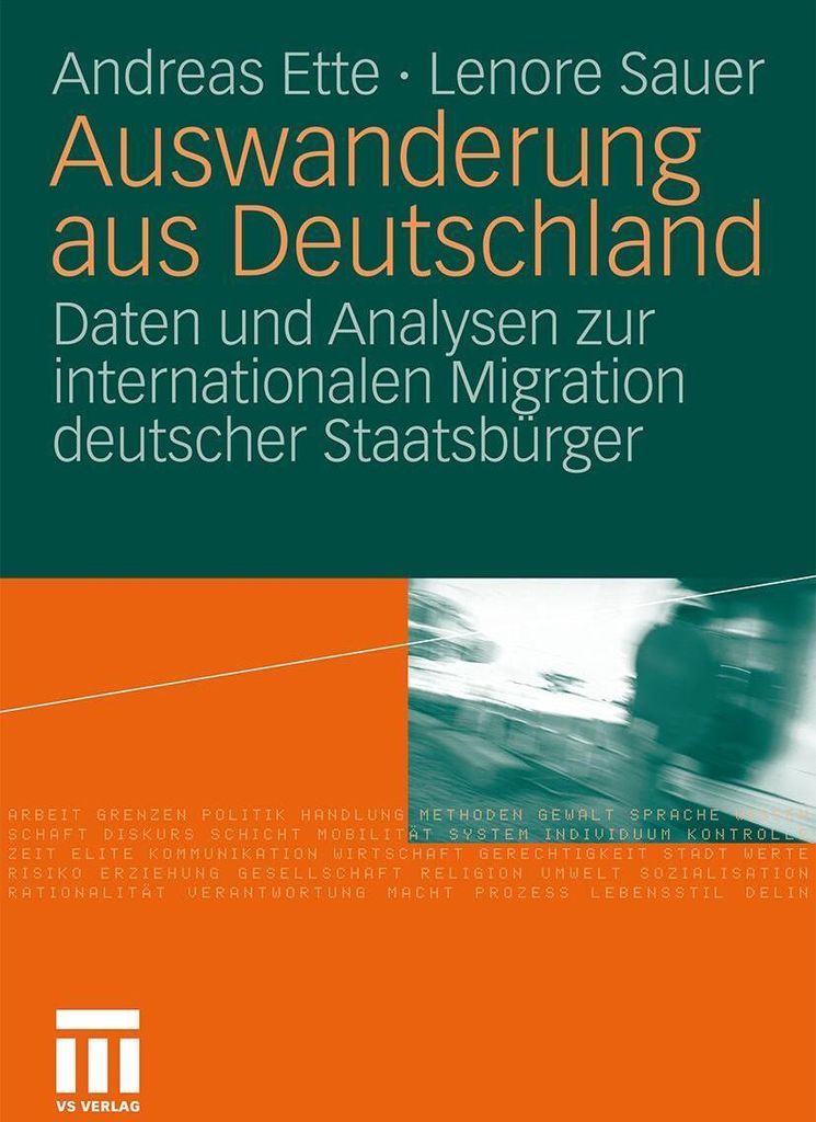 Auswanderung aus Deutschland : Daten und Analys. Ette, Andreas.=