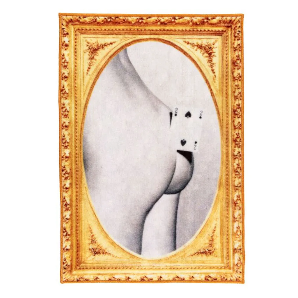 Tappeto Seletti Toiletpaper Two of Spades 60x90 | Home Decor Design