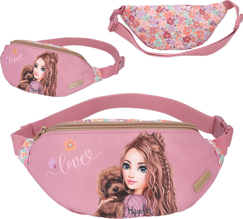 Depesche Kinder Gürteltasche TOPModel FLORAL 82-Pink Produktbild 