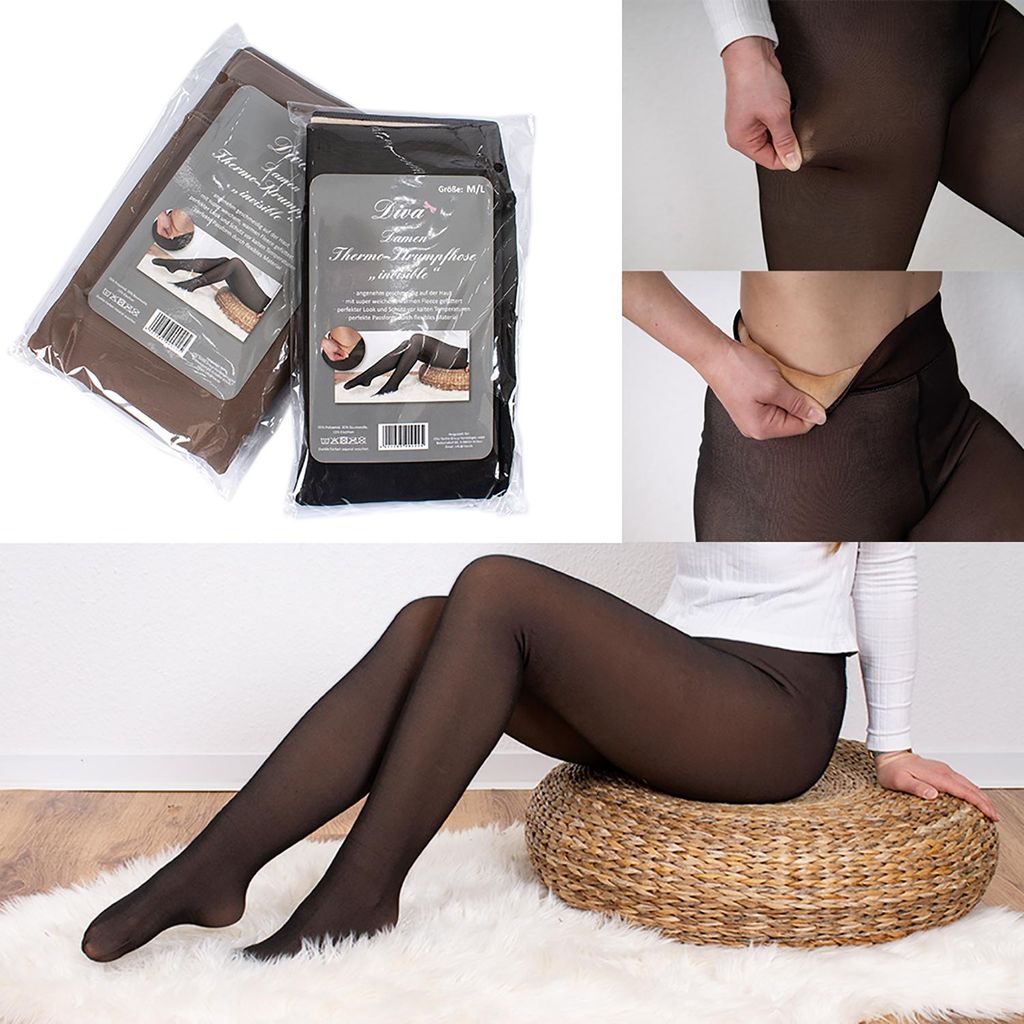 Da Thermostrumpfhose Strumpfhose Warm gefüttert Thermo Produktbild 
