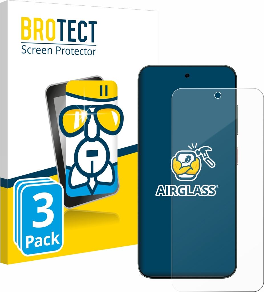 3x BROTECT Schutzglas für ZTE Blade V70 9H kratzfest klar Produktbild 