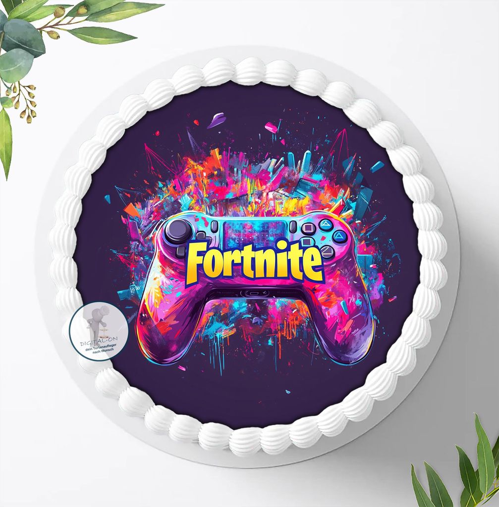 Für die Geburtstags Torte ein Tortenaufleger, Zuckerbild Produktbild 