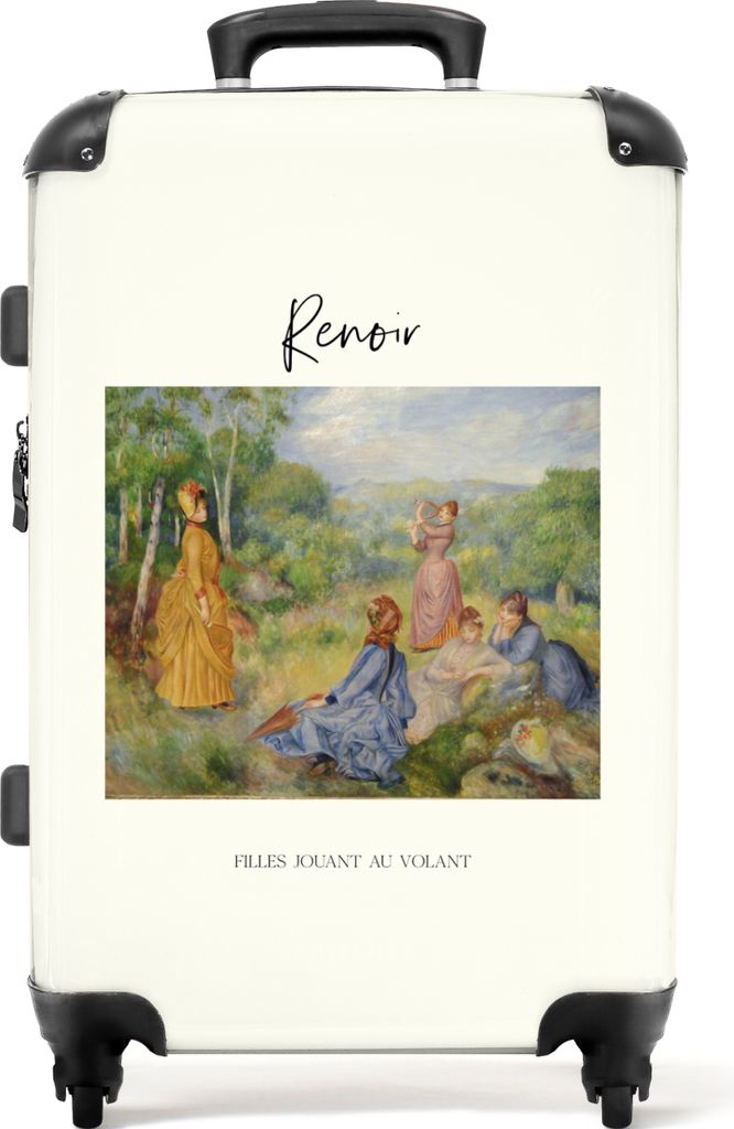 NoBoringSuitcases.com Großer Koffer - Kunst - Renoir - Frauen - Farben - Vintage - Kombinationsschloss TSA - Hartschalen Trolley 4 Rollen - 72 l...