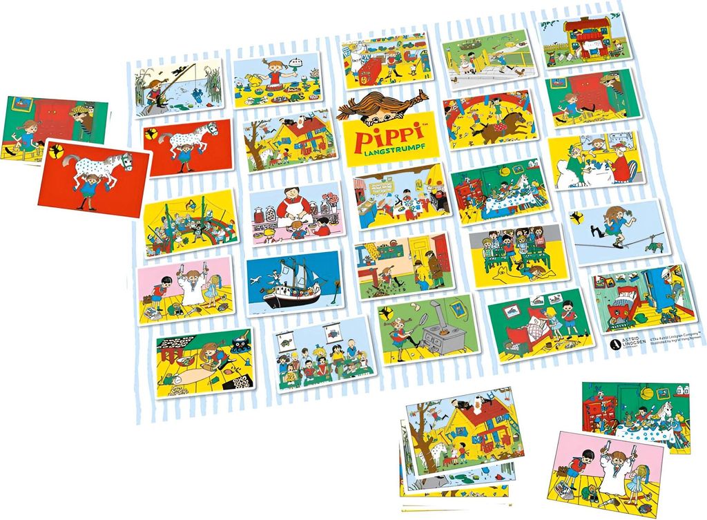 Schmidt Spiele Pippi Langstrumpf, Die lustige Sachensuche Produktbild 