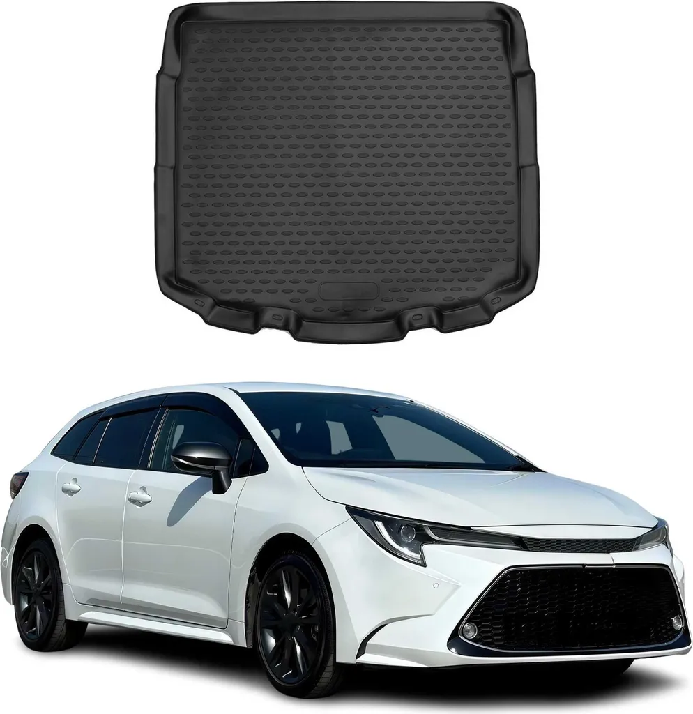 Tappetino per il bagagliaio per Toyota Corolla 2019-2025 in gomma TPE nero