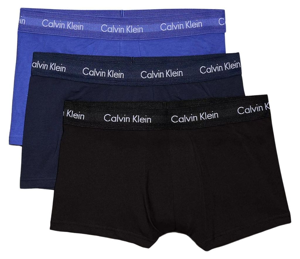 Calvin Klein boxer 3 pack Coton stretch low rise trunks Image du produit 