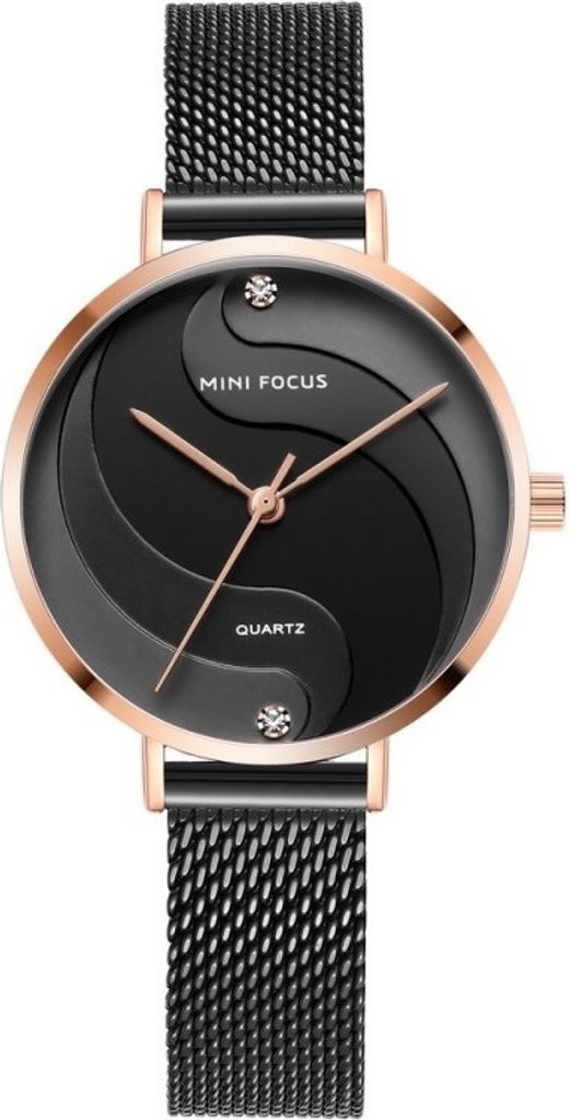 Mini Focus Margo Damenuhr in Schwarz - Stilvolles Design für jeden Anlass KP23871