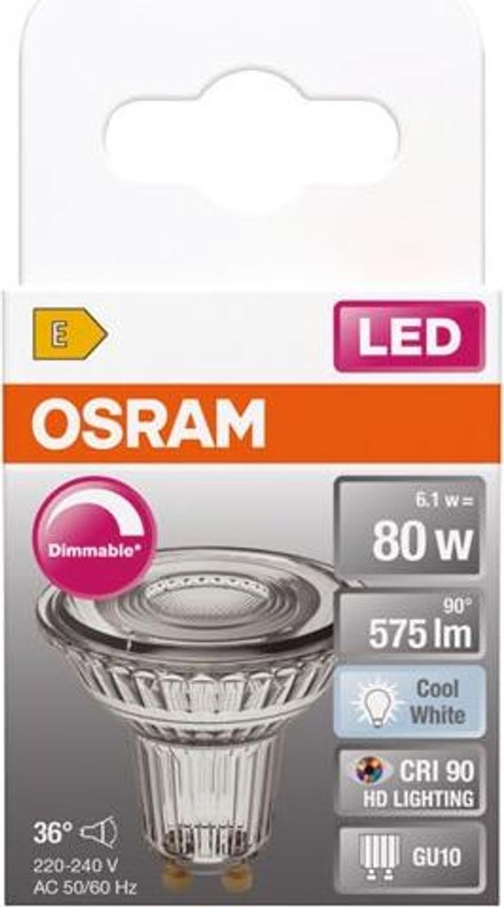 Spot Led Gu10 Froid éclairage Froid Puissant - Ledvance  Gp Image du produit 