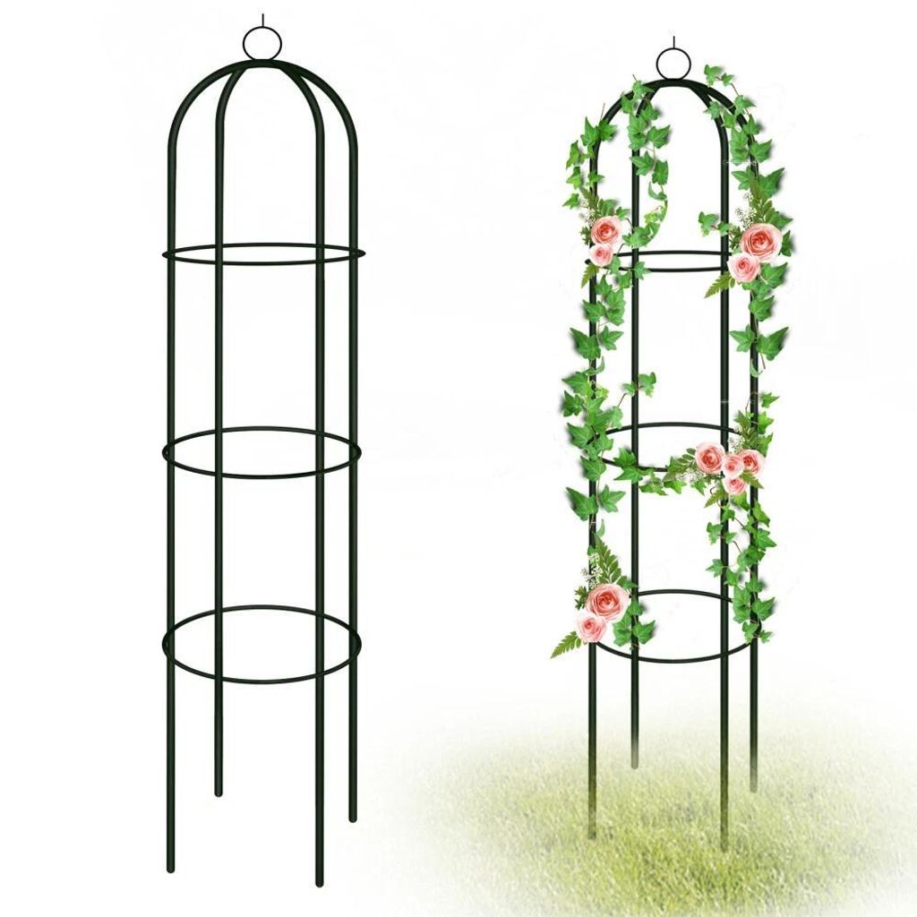 Rosenbogen Türen Rankhilfe Kletterhilfe 1880cm Metall Rosenspalier Torbogen 188cm