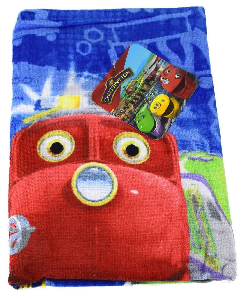 Handtuch Chuggington der Größe 70x140 cm Baumwoll-Duschtuch Produktbild 