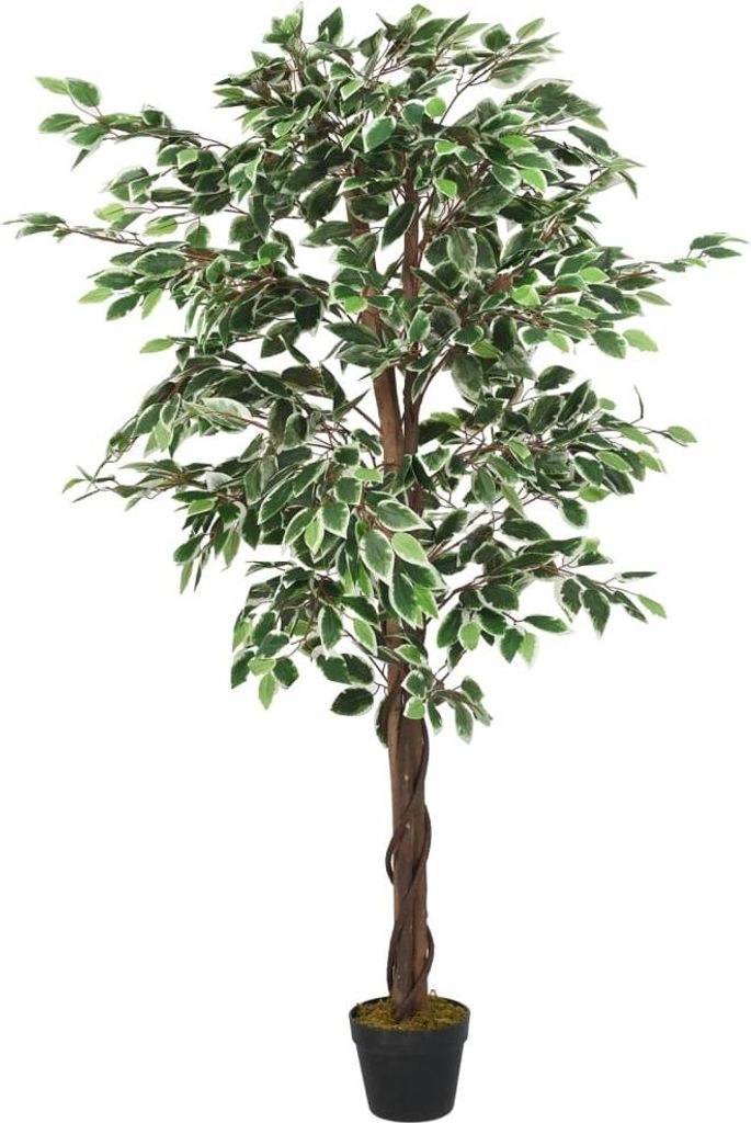 vidaXL Ficus Tree Umělý strom 1008 Listy 180 cm Zelená Obrázek produktu 