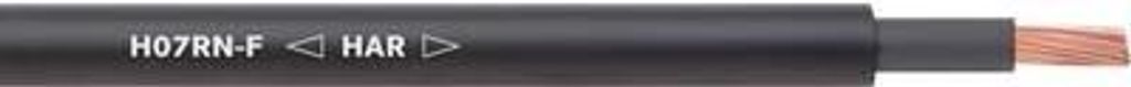 Lapp H07RN-F, Kabel für mittlere Spannung, Schwarz, Gummi, Kupfer, 1.5 mm², 43,2 kg/km