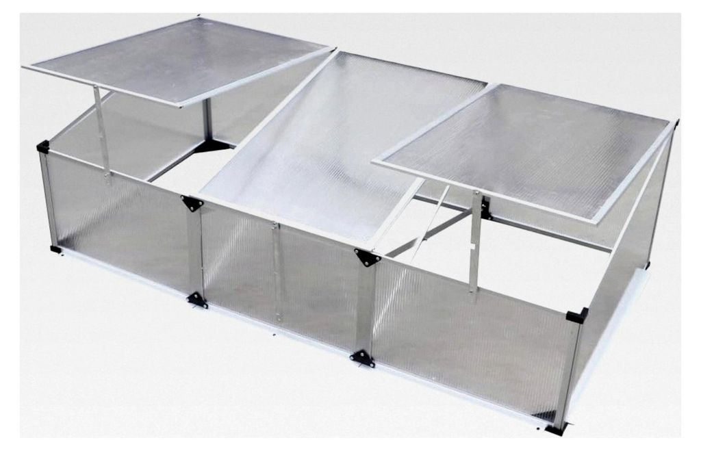 Frühbeetaufsatz 136 x 73 x 40 cm