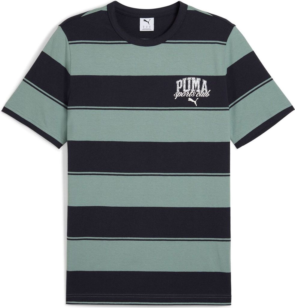 Puma PUMA CLASS Striped Tee Green Moon L