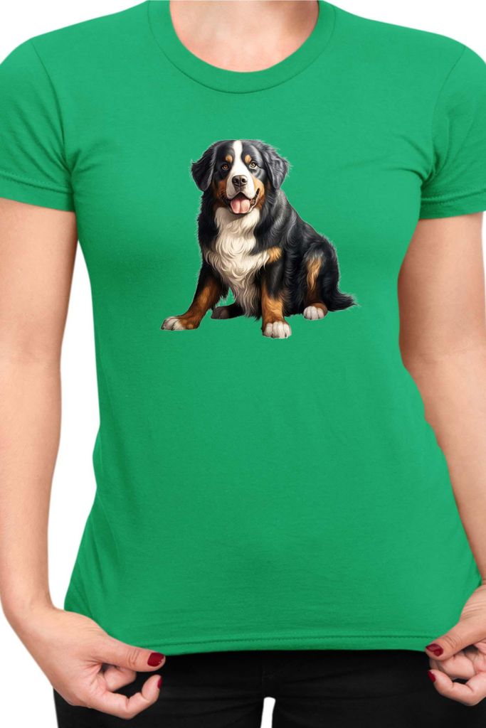 Damen T-Shirt Dogs Breeds Weimaraner Dog Breed 008, Lady XL / Grün