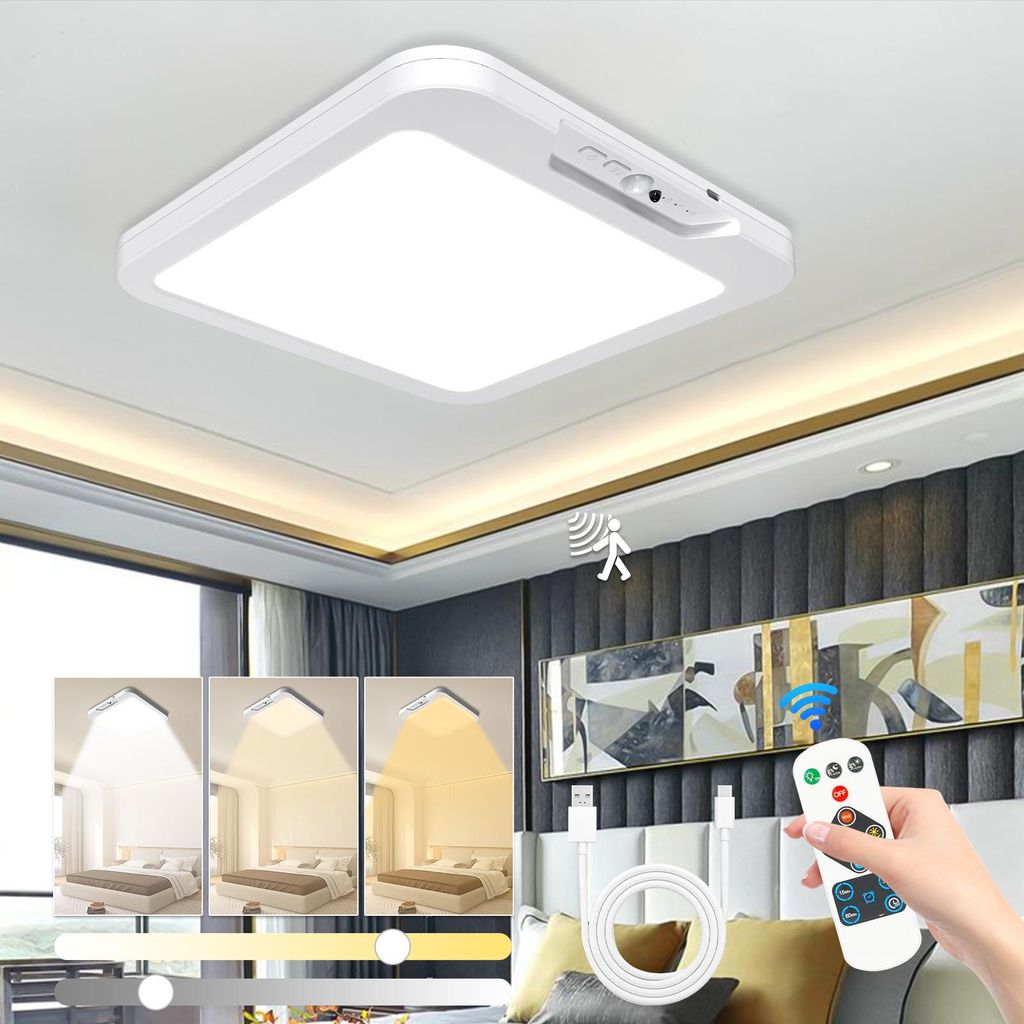 Kabellose Dimmbare LED-Leuchte mit PIR Sensor 3 Produktbild 