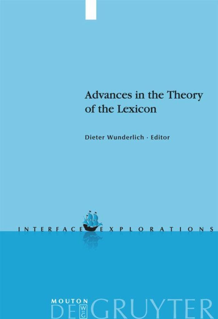 Advances in the Theory of the Lexicon