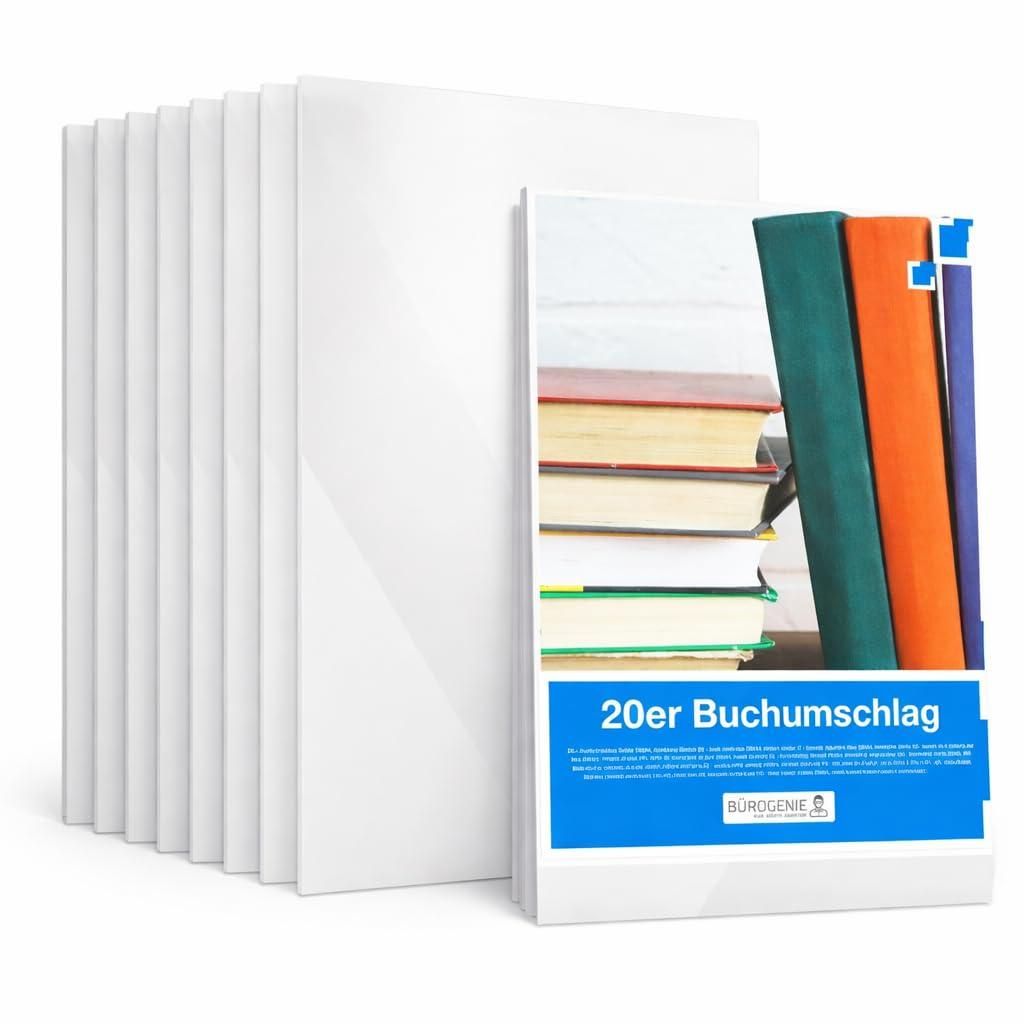 20x couverture de livre claire & transparente couverture & Image du produit 