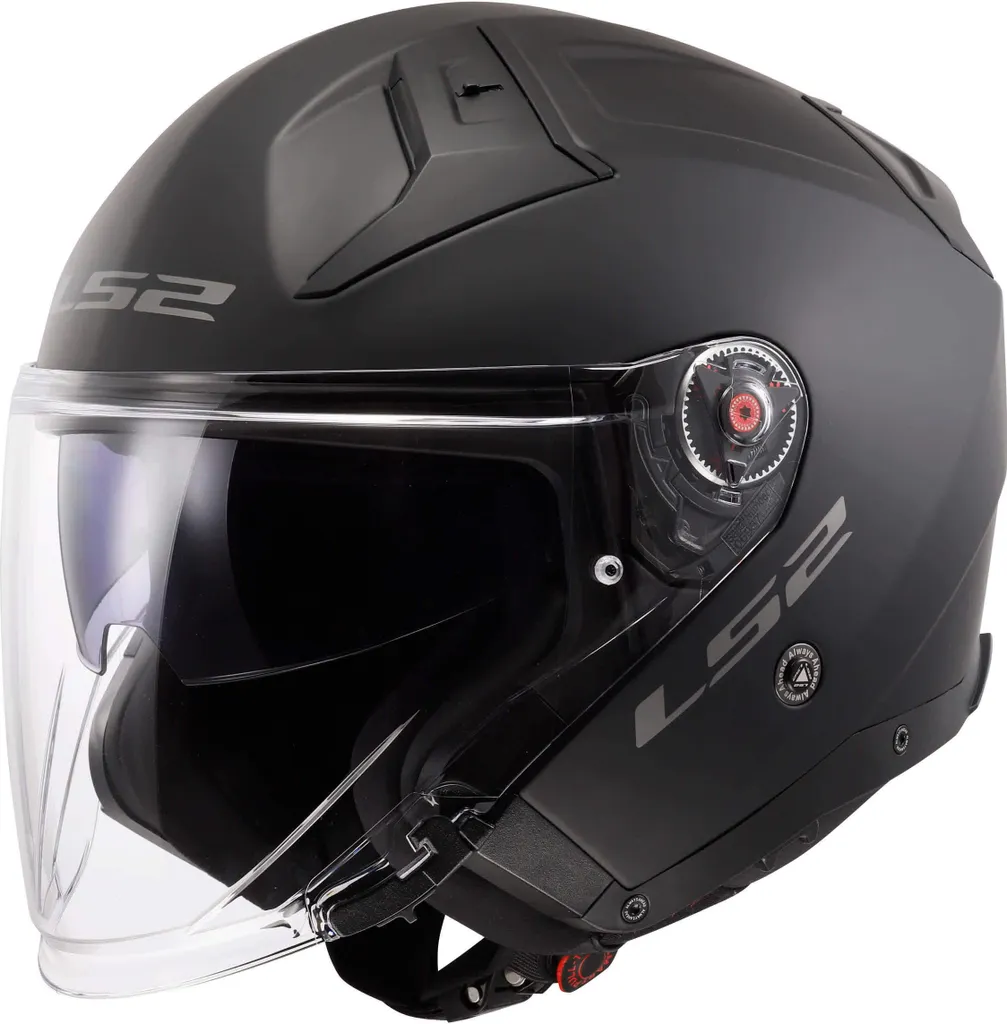 Casque LS2 OF603 Infinity II Solid Jet Noir Mat Taille L 59-60 cm - 18