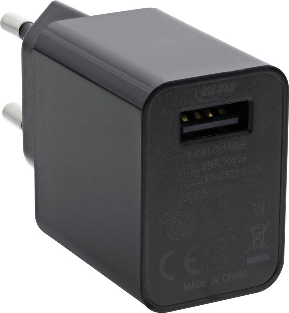 InLine® 31507B Caricatore USB singolo, alimentatore, Immagine del prodotto 