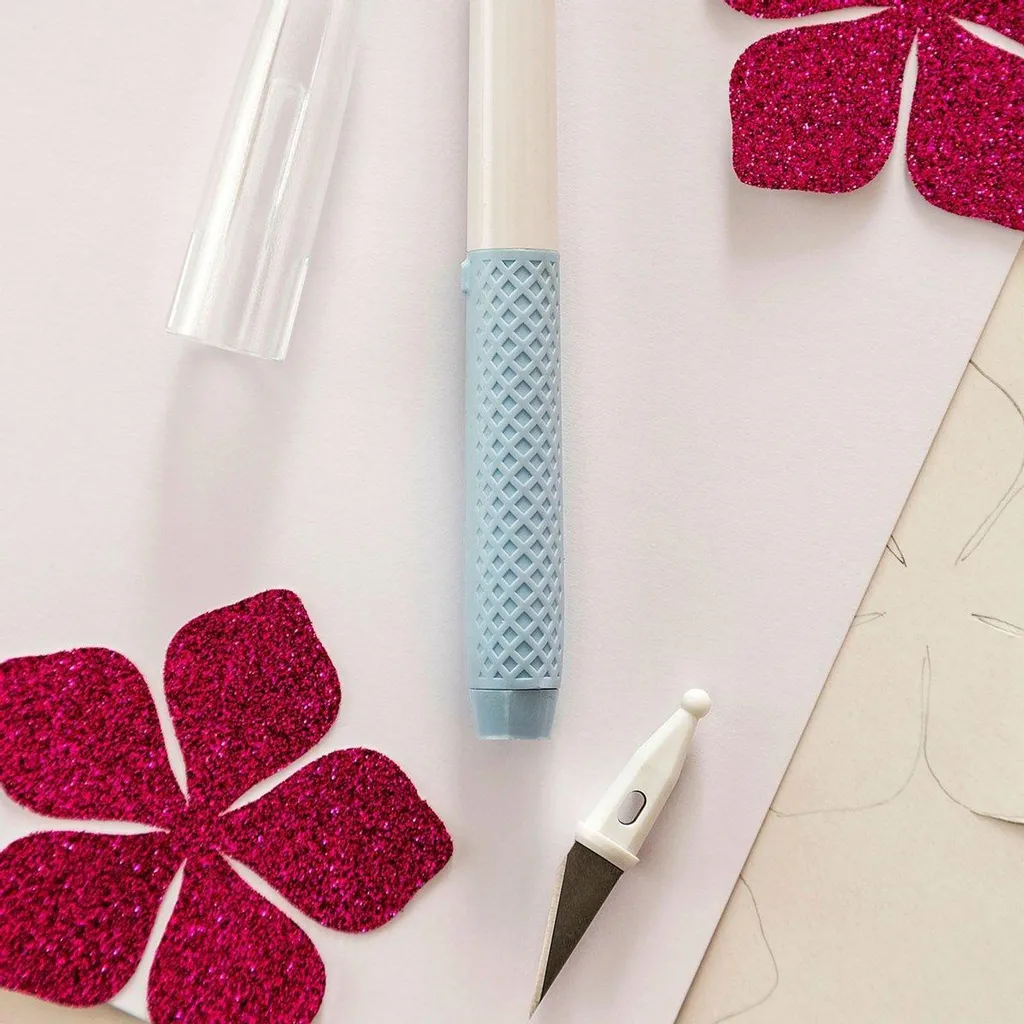 Couteau TrueControl Cricut bleu - Cutter de précision haute sécurité