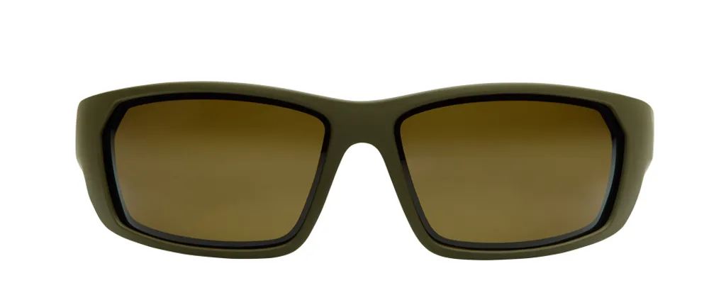 Lunettes de soleil polarisées enveloppantes Trakker avec verres ambrés