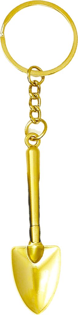 Neuartiger Mini-Schaufel-Schlüsselanhänger, rostfrei, korrosionsbeständig, kompakte Größe, Spaten-Schlüsselring aus Metall, Anhänger zum Auf...