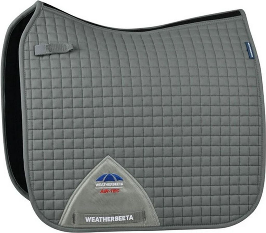 Weatherbeeta - Dressur-Schabracke "Air-Tec" WB2288 (60,96 cm x 55,88 cm) (Grau)