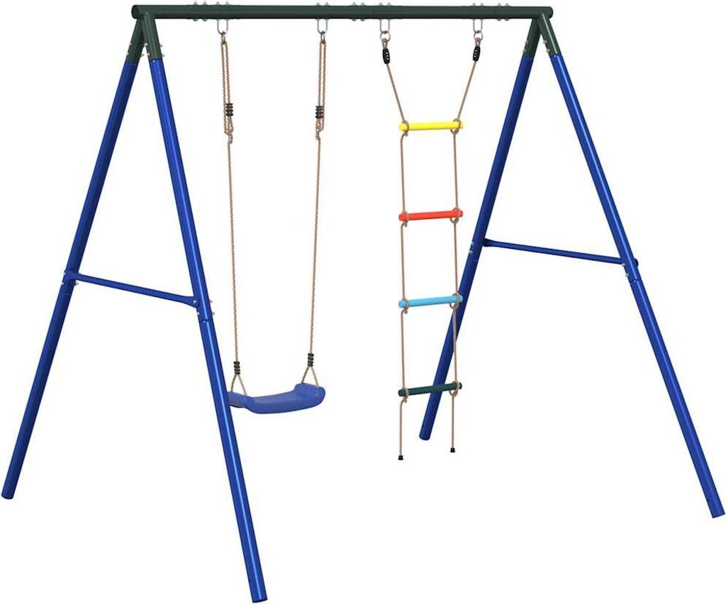 vidaXL Schaukel-Set mit Schaukelsitz und Strickleiter
