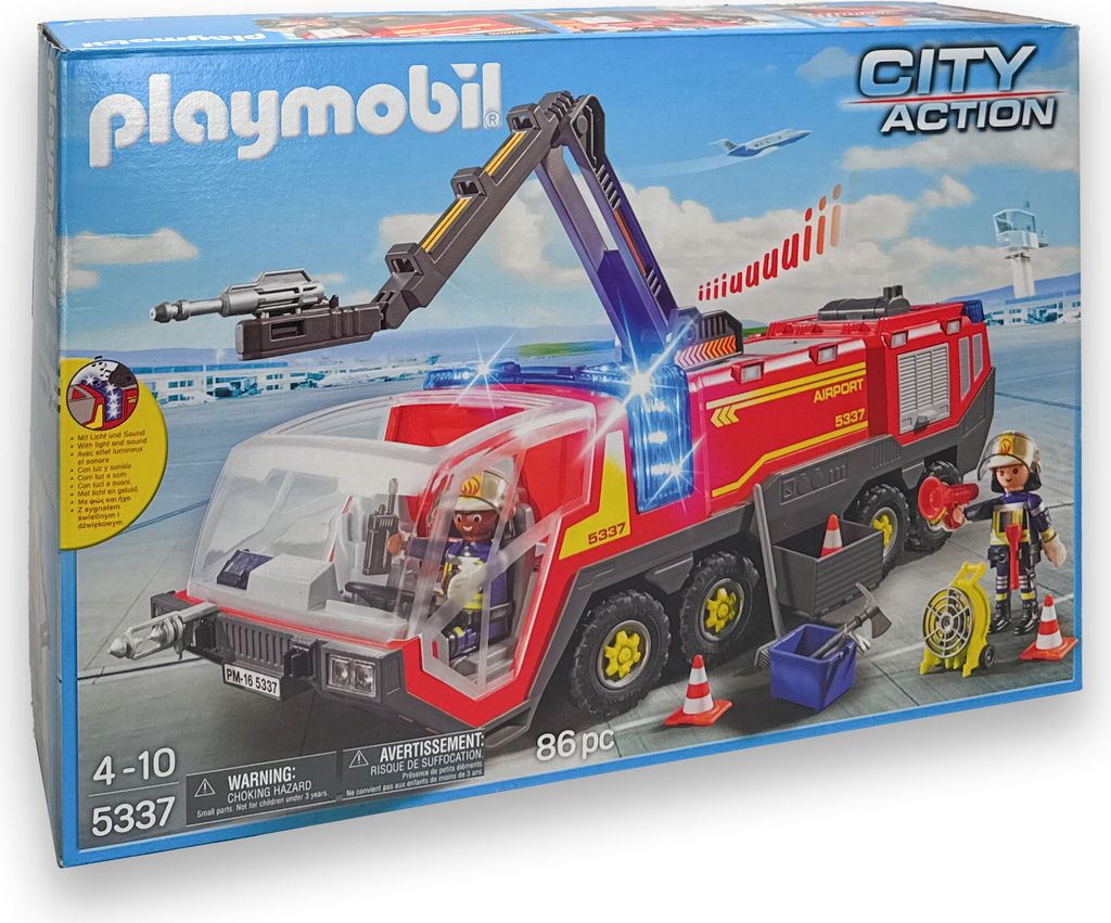 PLAYMOBIL 5337 City Action Flughafenlöschfahrzeug mit Licht Produktbild 15