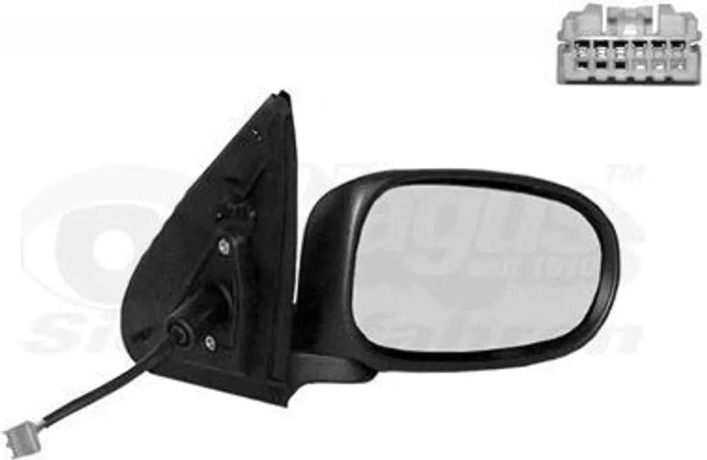 Miroir de rétroviseur droit convexe apprêté Nissan Almera II N16 3319806