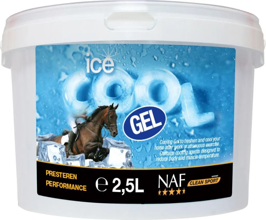 NAF Ice Cool Gel - Gel à Effet Froid Intense pour Tendons de Cheval