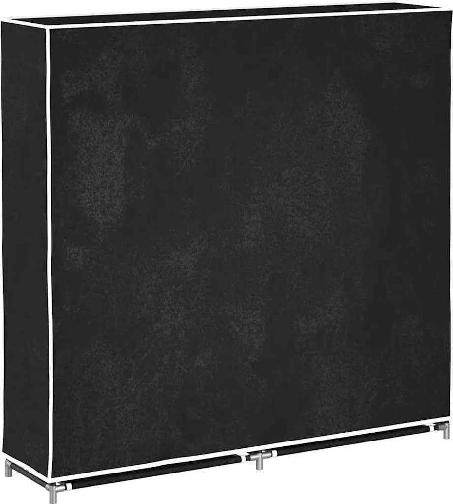 Armoire à chaussures en tissu noir 10 étagères gain de place - 5