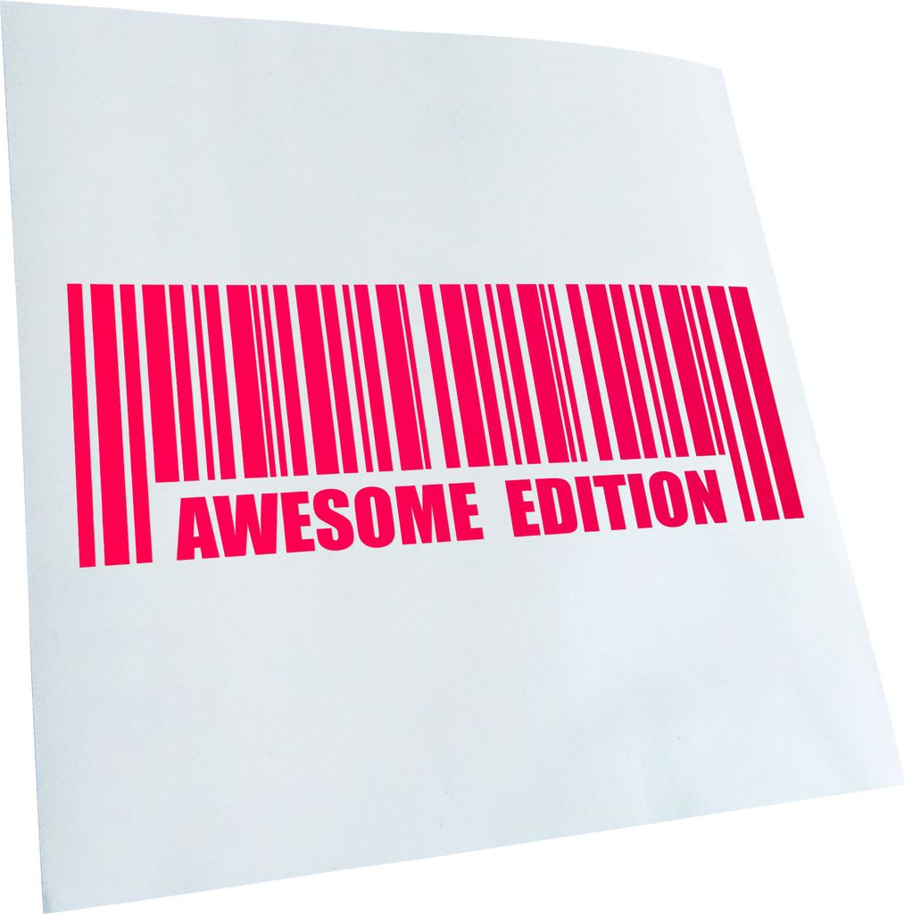 Kiwistar - Autoaufkleber - Awesome Edition - Neonpink - 60x21cm - Aufkleber für Auto, Laptop, Fahrrad, LKW, Motorrad mehrfarbig JDM Decal Racing