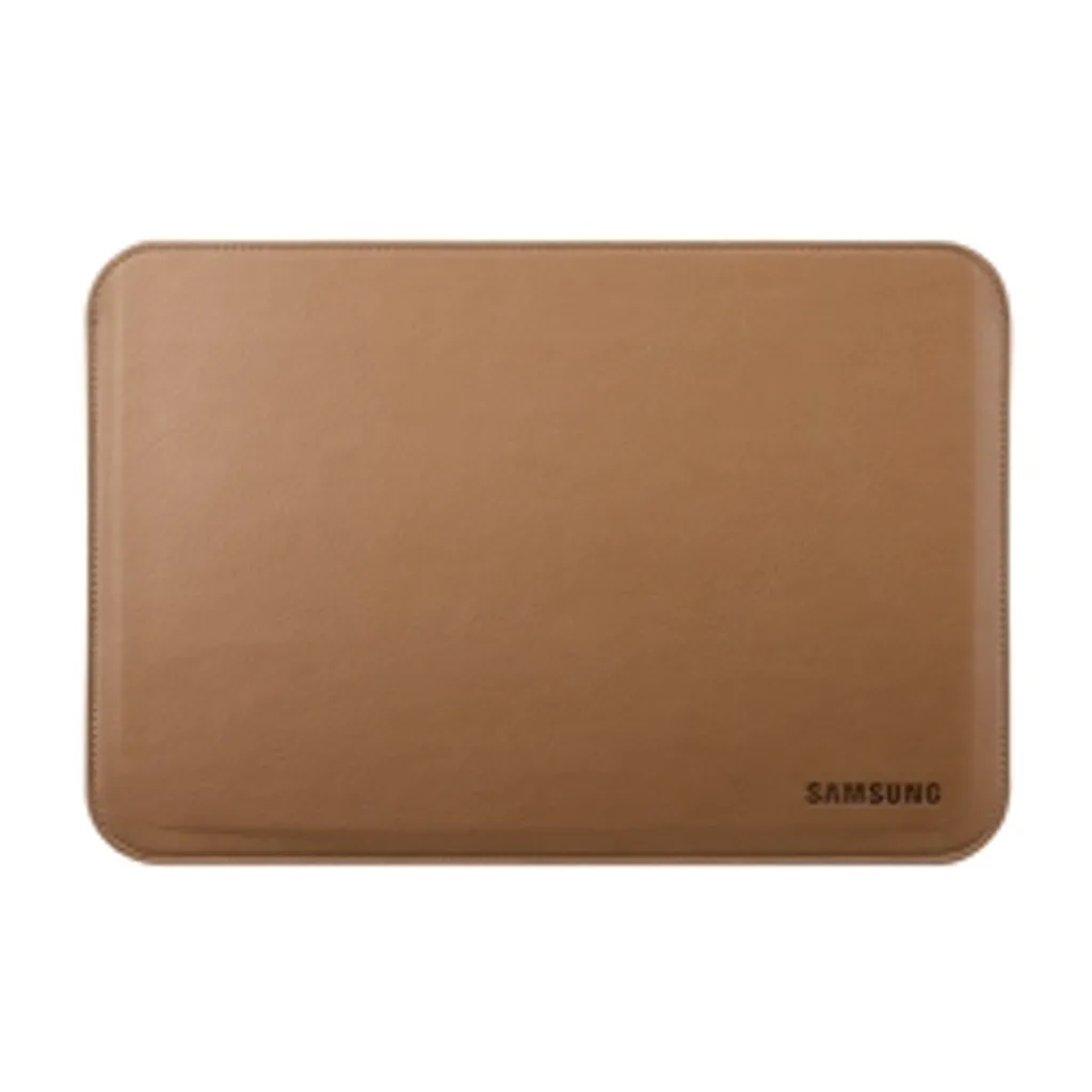 Étui de Protection Samsung EFC-1B1L en Cuir Camel avec Tirette Pratique