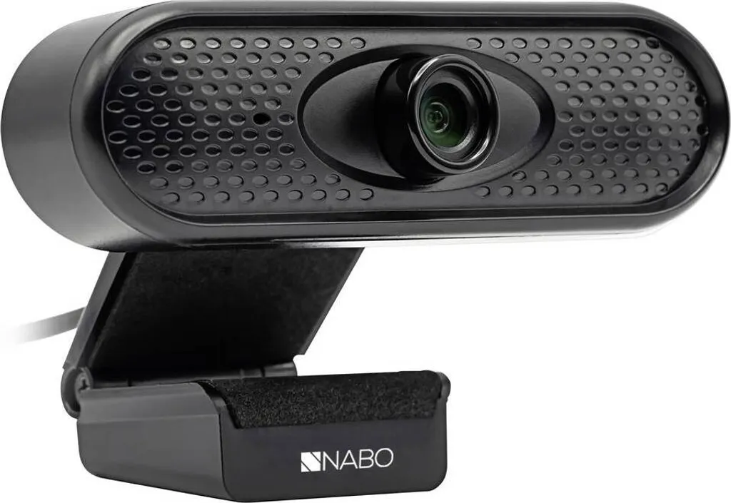 Webcam USB NABO WCF 2000 pour Visioconférence et Télétravail Fluide
