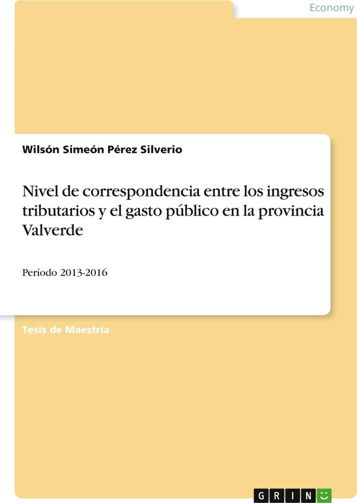 Grad der Übereinstimmung zwischen Steuereinnahmen und öffentlichen Ausgaben in der Provinz Valverde